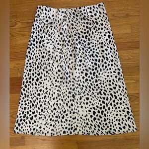 Shein Curve Skirt Women’s 2XL Blush Pink Animal Print Side Zipper Not Lined